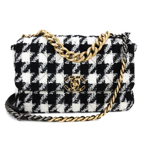 chanel tweed purse